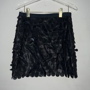 Leatherette skirt